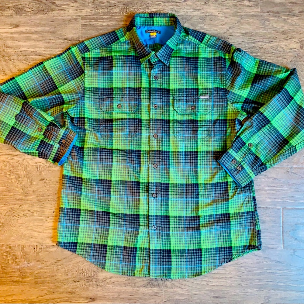 Eddie Bauer light flannel dress shirt